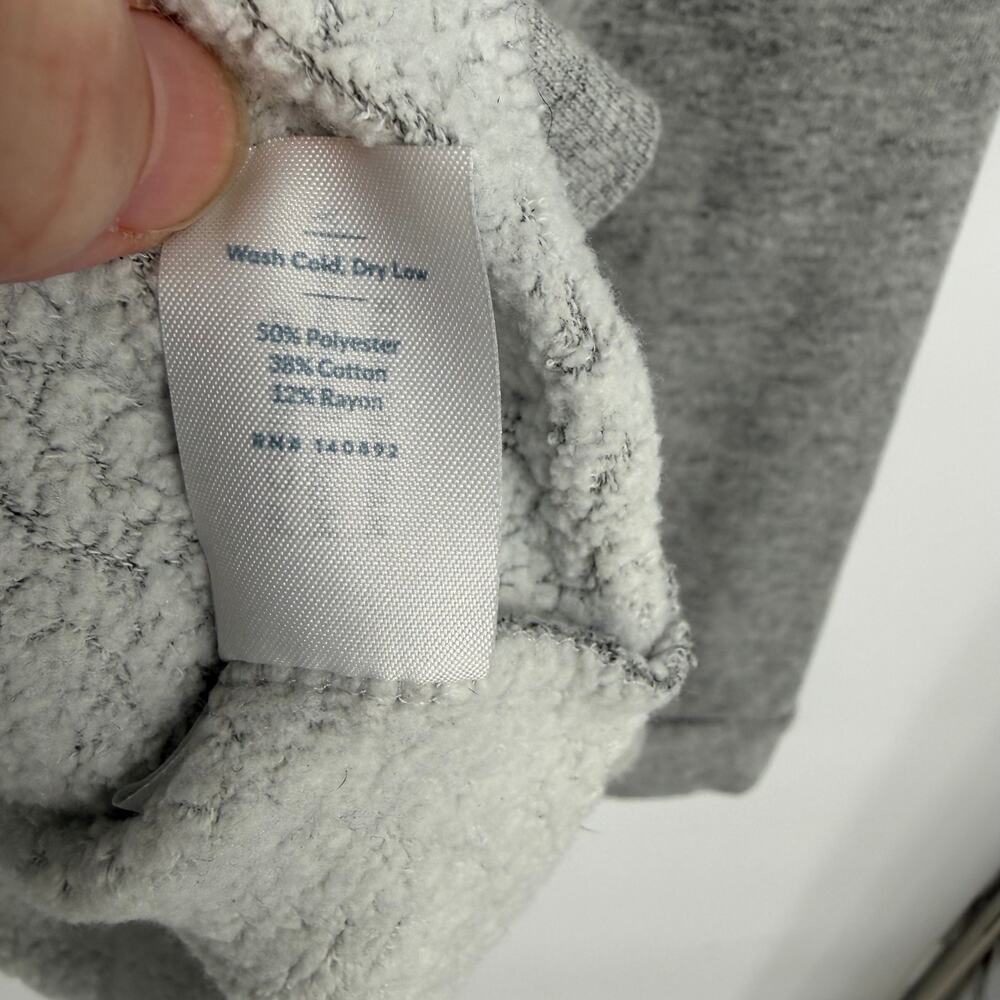 Marine Layer Sweatshirt Large Gray Open Neck Everyday Casual Lounge Oversized‎ - Picture 7 of 10